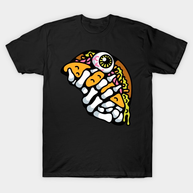 Taco skeleton hand T-Shirt by Bojes Art